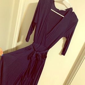 Navy Wrap-like dress - Size Small